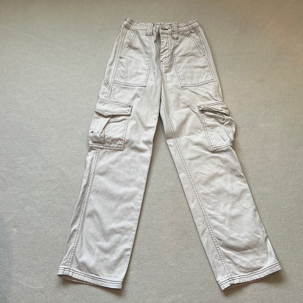 Urban Outfitters BDG cream cargo pants